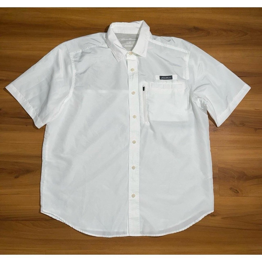 NWOT Eddie Bauer Performance Utility Button Down Casual Shirt